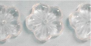 Böhmische Glasperlen - Blüten